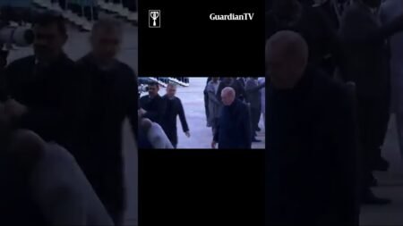 Tinubu stumbled and fell during the reception parade in Turkey