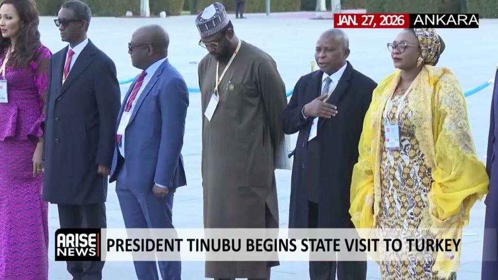 PRESIDENT TINUBU BEGINS STATE VISIT TO TURKEY