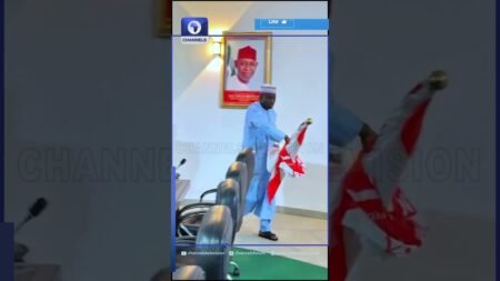 Watch Moment NNPP Flag Was Removed From Kano Govt House After Yusuf’s Left Party
