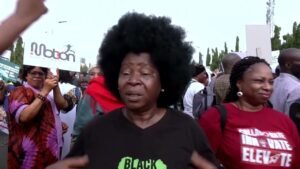 Nigerian protesters pressure Senate ahead of electoral reform debate