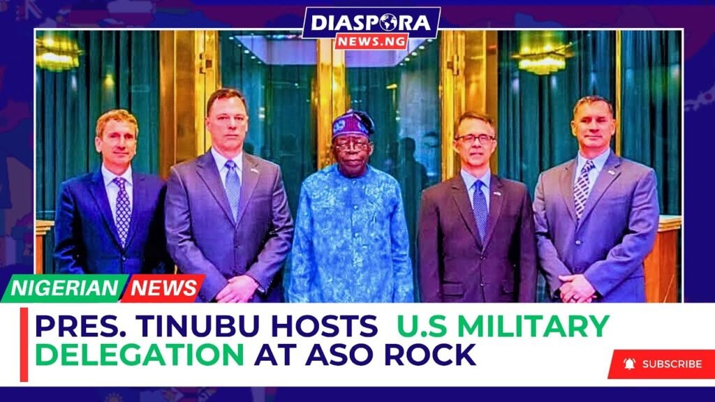 Pres. Tinubu Hosts U.S MilItary Delegation At Aso Rock | Nigeria News