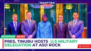 Pres. Tinubu Hosts U.S MilItary Delegation At Aso Rock | Nigeria News