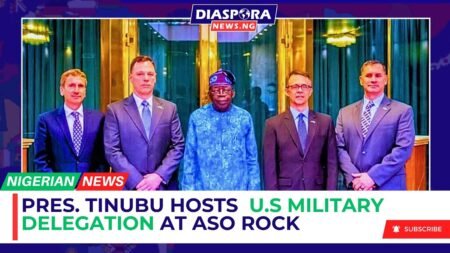 Pres. Tinubu Hosts U.S MilItary Delegation At Aso Rock | Nigeria News