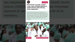 Healthcare workers all don shiny, celebratory paper crowns.#nigerianews #foryou #latestnews #news Healthcare workers all don shiny, celebratory paper crowns.#nigerianews #foryou #latestnews #news