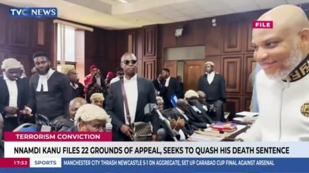 Nnamdi Kanu Files 22 Grounds Appeal, Seeks To Quash His Death Sentence