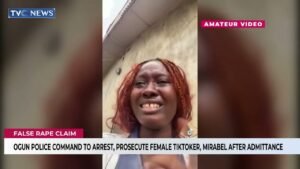 Ogun Police Command To Arrest, Prosecute Female Tiktoker, Mirabel After Admitting False Rape Claim Ogun Police Command To Arrest, Prosecute Female Tiktoker, Mirabel After Admitting False Rape Claim