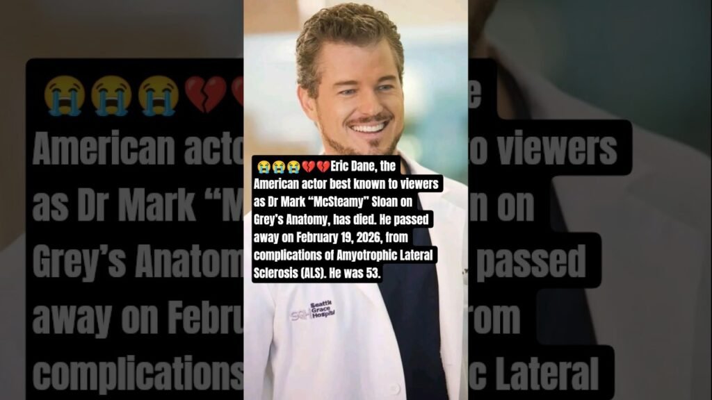 Eric Dane, the American actor #trending #nigeria #celebritynews #nigerianews #shortfeed #ericdane
