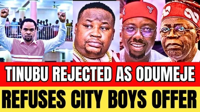 DIVISION OF NIGERIA! TINUBU REJECTED AS ODUMEJE REFUSES CITY BOY OFFERS. DEMANDS IGBO LIBERATION