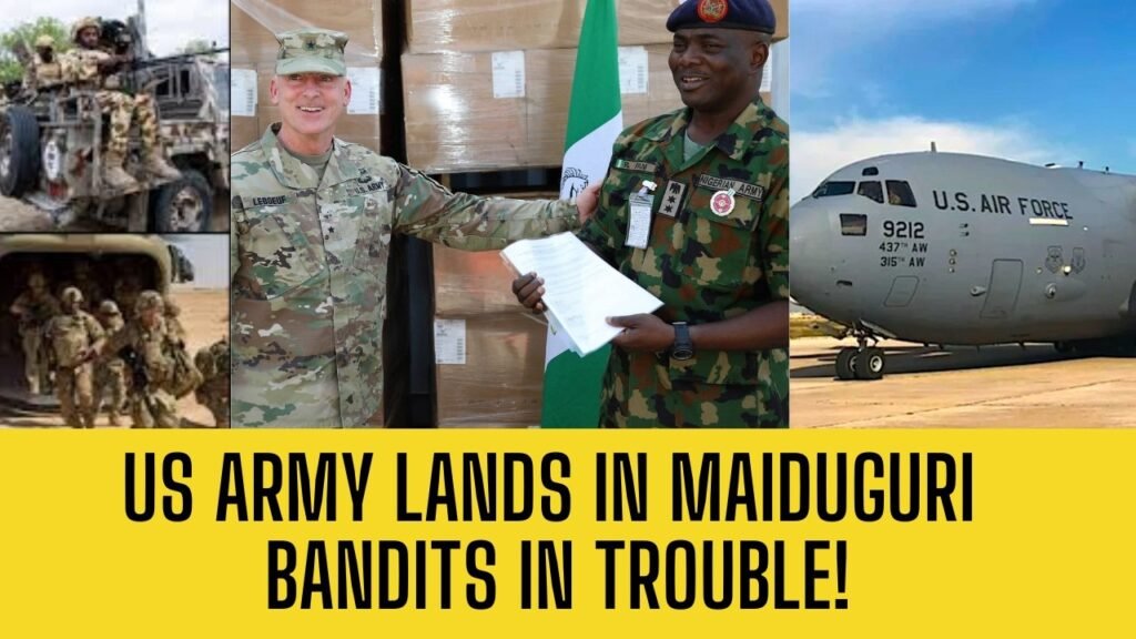 BREAKING: US AIR FORCE Lands In MAIDUGURI NIGERIA! Terrorists In Panic!