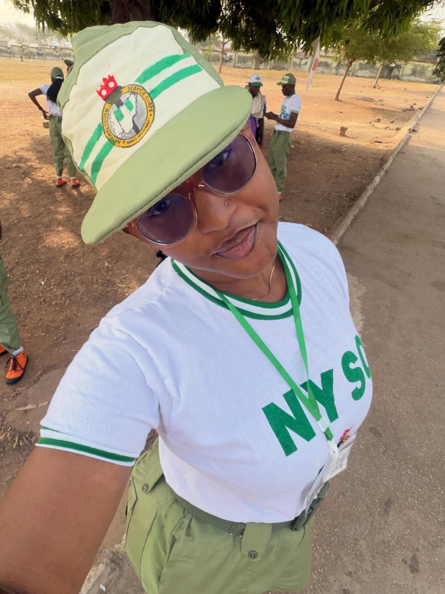 So, I got sworn in for NYSC today!  corper nana reporting for duty …