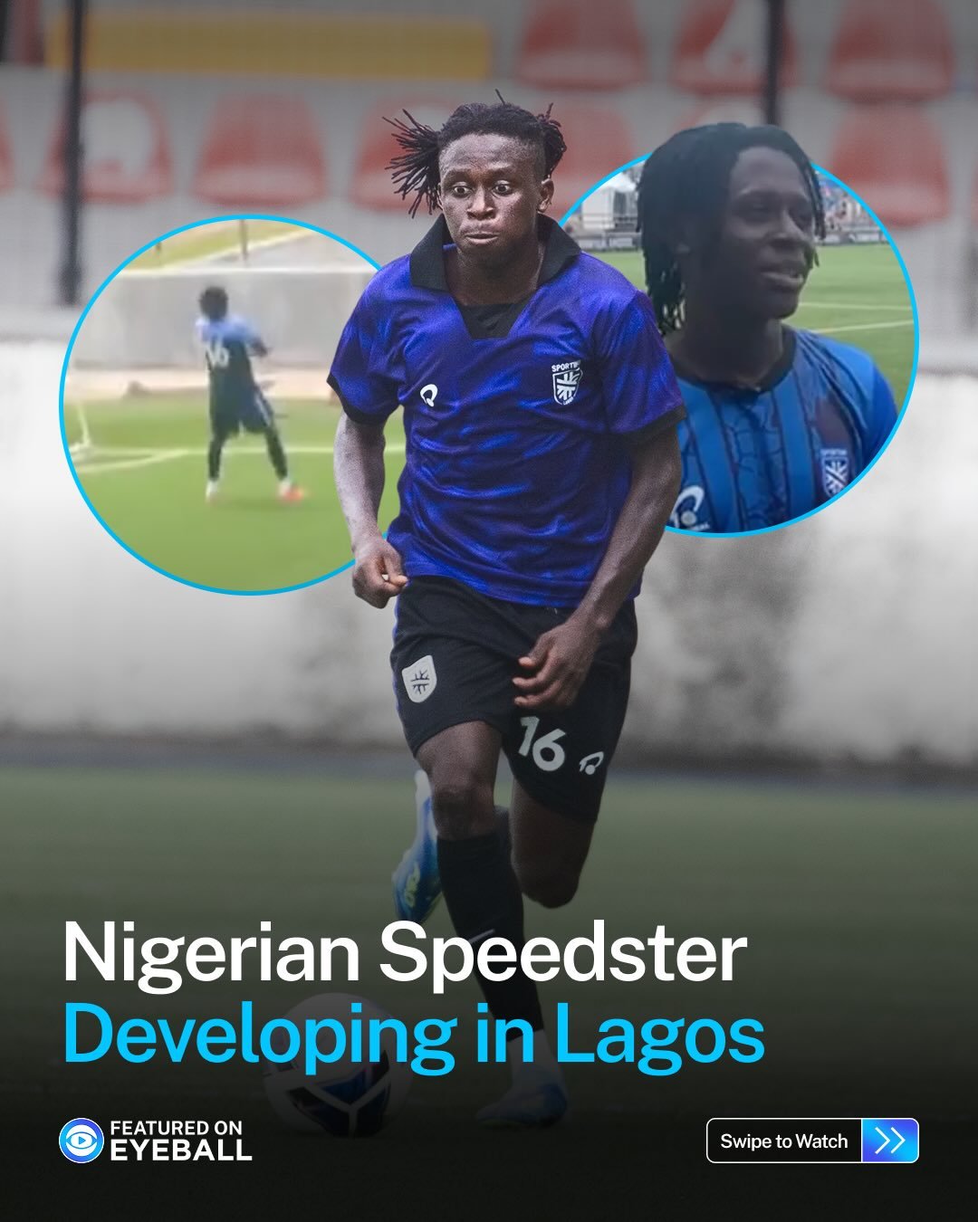We met Linus Zika last summer at the Gothia Cup with Sporting Lagos academy, whe…