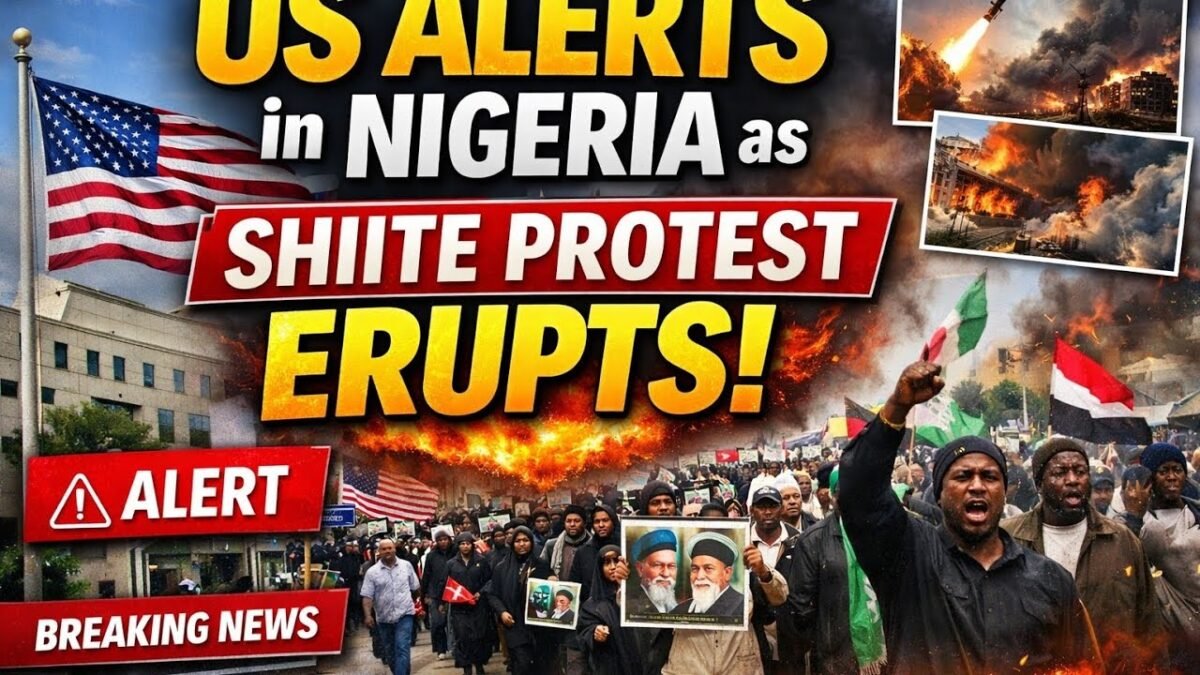 BREAKING ‼️US alerts ditizens in Nigeria as Shite protet rockg Lagos BREAKING ‼️US alerts ditizens in Nigeria as Shite protet rockg Lagos