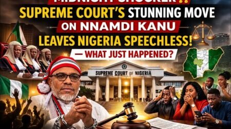 MIDNIGHT‼️ SUPREME COURT STUNNING MOVE ON NNAMDI KANU LEAVES NIGERIA SPEECHLESS — What Just Happened MIDNIGHT‼️ SUPREME COURT STUNNING MOVE ON NNAMDI KANU LEAVES NIGERIA SPEECHLESS — What Just Happened