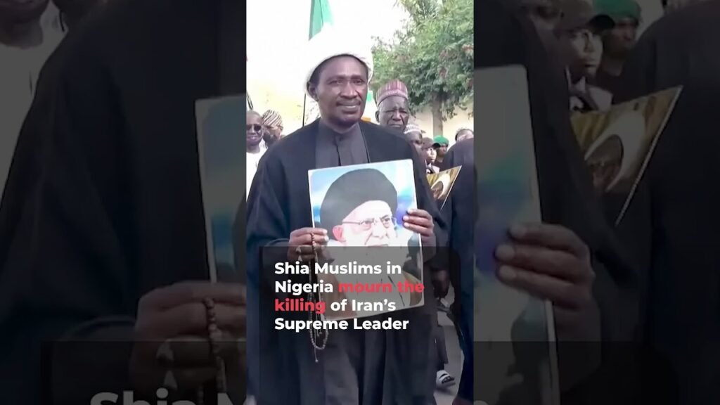 Nigerians mourn killing of Iran’s Ayatollah Ali Khamenei | AJ#shorts