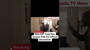 BREAKING NEWS: New IGP Tunji Disu Arrives Villa For Official Decoration #fyp #news #nigeria