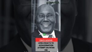 ATIKU REACTS TO ASSASSINATION ATTEMPT ON PETER OBI #nigerianews #atikuabubakar #peterobi