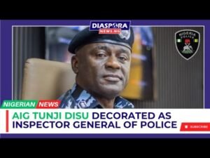 AIG Tunji Disu Decorated as Inspector General of Police | Nigeria News