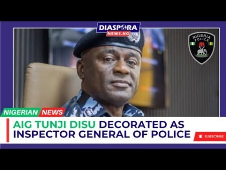 AIG Tunji Disu Decorated as Inspector General of Police | Nigeria News