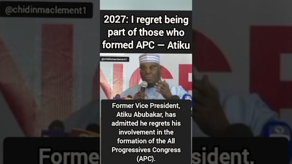 Nigeria’s situation is wórst under APC- Atiku Cries Out #apc #atiku #nigerianews #shorts