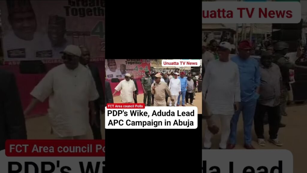 PDP’s Wike, Aduda Leads APC Campaign in Abuja #fyp #news #nigeria