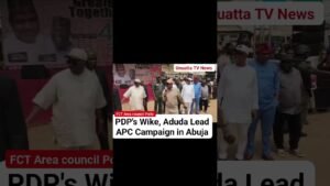 PDP’s Wike, Aduda Leads APC Campaign in Abuja #fyp #news #nigeria