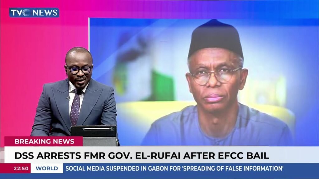 DSS Arrests Fmr. Gov. El-Rufai After EFCC Bail