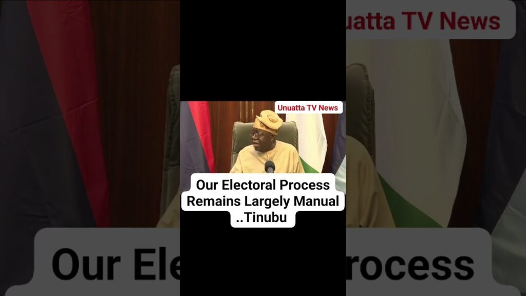 Our Electoral Process  Remains Largely Manual..Tinubu ##fyp #news #nigeria