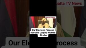 Our Electoral Process  Remains Largely Manual..Tinubu ##fyp #news #nigeria