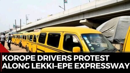 Korope Drivers Reject Lagos Transport Reform, Block Lekki–Epe Expressway