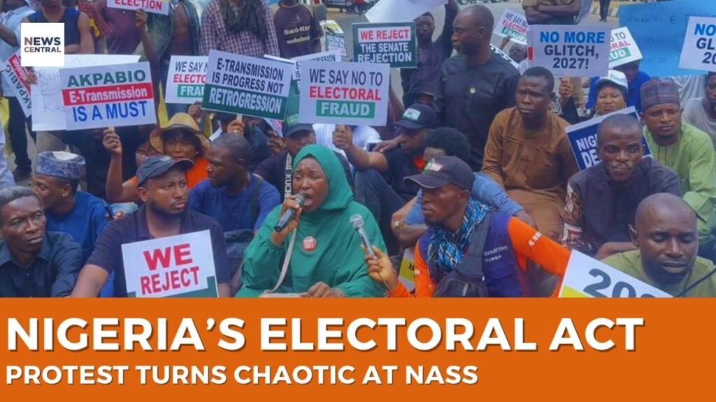 Electoral Reforms in Nigeria: Protest Turns Chaotic as Security Disperse Demonstrators