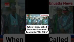 When Tinubu Called Peter Obi “Container Economist” “Obi China” #fyp #news #nigeria