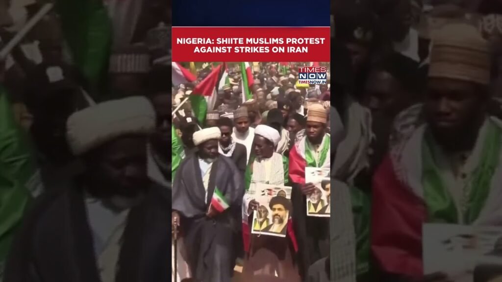 Nigeria: Shiite Muslims Protest In Kano Condemning Strikes On Iran #shorts