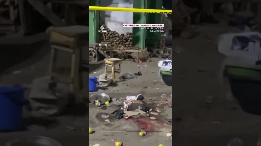 Scores of people killed in series of bomb blasts in northern Nigeria | AJ #shorts