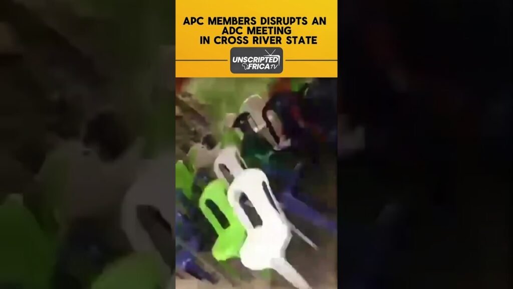 APC MEMBERS DISRUPTS AN ADC MEETING IN CROSS RIVER STATE #nigeria #news #politics #adc #election