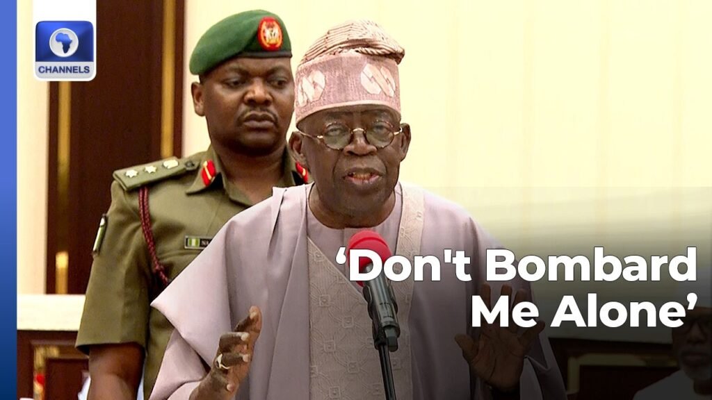 ‘Don’t Bombard Me Alone,’ Tinubu Asks Media To Hold LGs, States Accountable ‘Don’t Bombard Me Alone,’ Tinubu Asks Media To Hold LGs, States Accountable