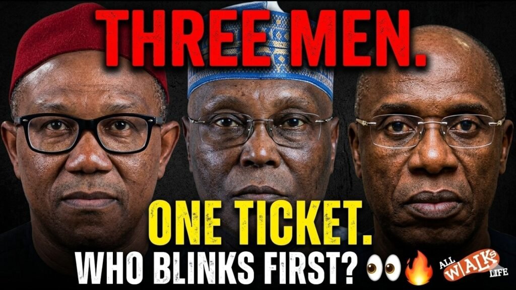 Nigeria News Today: Obi, Atiku AND Amaechi All Want The Same Ticket — And Nobody Is Stepping Down Nigeria News Today: Obi, Atiku AND Amaechi All Want The Same Ticket — And Nobody Is Stepping Down