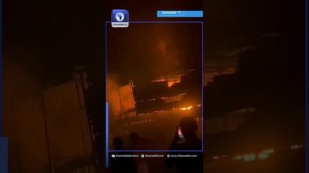 Fire Razes Plumbing Section Of Market Bridge, Onitsha, Destroys Goods