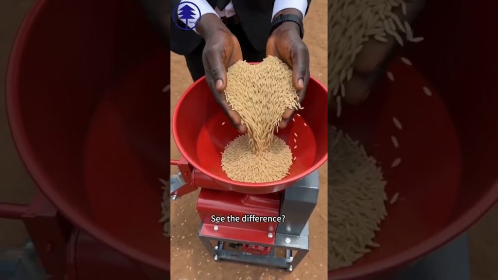 Make your own white magic.Meet jinsong rice mill machine #africa #nigerianews #machine #ricemill