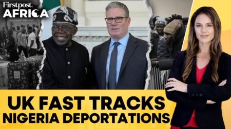 Tinubu Meets Starmer: UK, Nigeria Sign Deal to Speed Up Deportations | Firstpost Africa | N18G Tinubu Meets Starmer: UK, Nigeria Sign Deal to Speed Up Deportations | Firstpost Africa | N18G