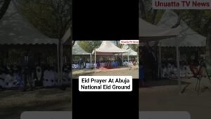 Just in : Eid Prayer At Abuja National Eid Ground #fyp #news #nigeria