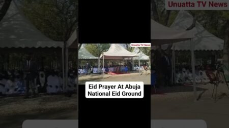 Just in : Eid Prayer At Abuja National Eid Ground #fyp #news #nigeria