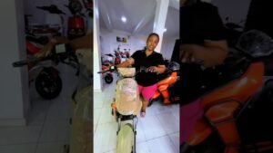 E-bike in Nigeria.Location is not a barrier!! #nigerianews #ghananews