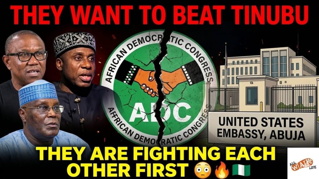 Nigeria News Today: The Party That Wants To Beat Tinubu Just Begged America To Save It From Itself.