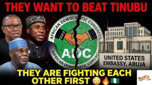 Nigeria News Today: The Party That Wants To Beat Tinubu Just Begged America To Save It From Itself.