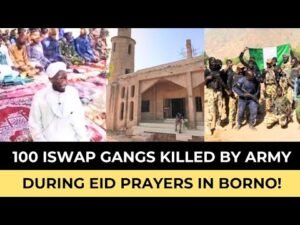 BREAKING: 100 Boko Haram & ISWAP Attacked By Nigeria Army In Borno Mosque During Eid Prayers!