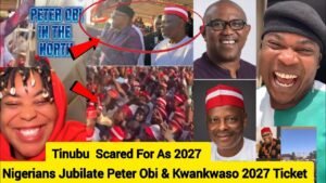 Nigerians Jubilate Peter Obi & Kwankwaso 2027 Ticket, Tinubu Scared For 2027