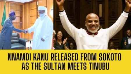 BREAKING! Nnamdi Kanu RELEASED From Sokoto Prison as SULTAN of SOKOTO MEETS TINUBU!