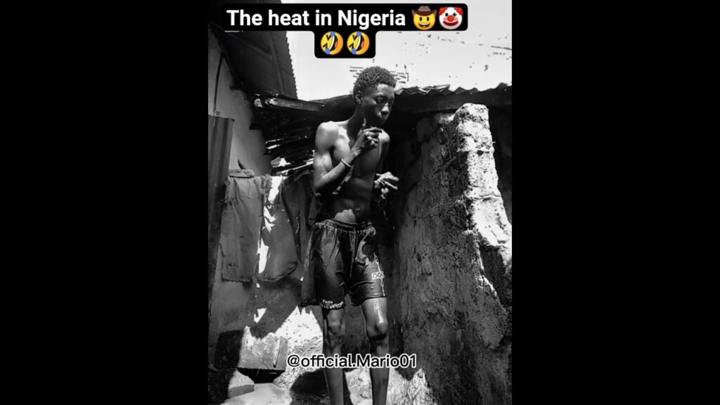 the heat in Nigeria #funny #nigeria #nigerianews #fyp #viral  #official.mario01