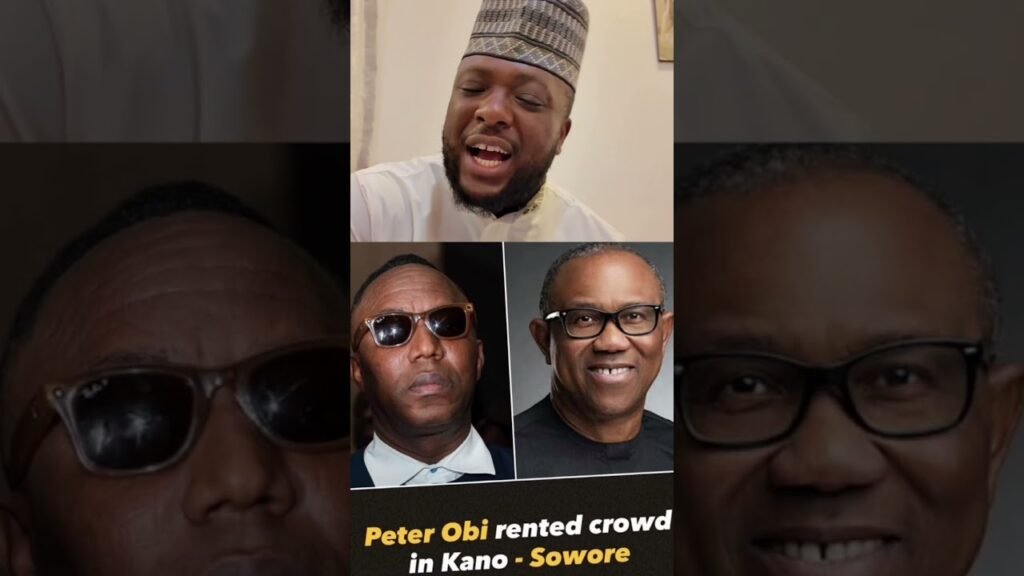 BREAKING NEWS: Peter Obi rented crowd in Kano, Sowore. BREAKING NEWS: Peter Obi rented crowd in Kano, Sowore.