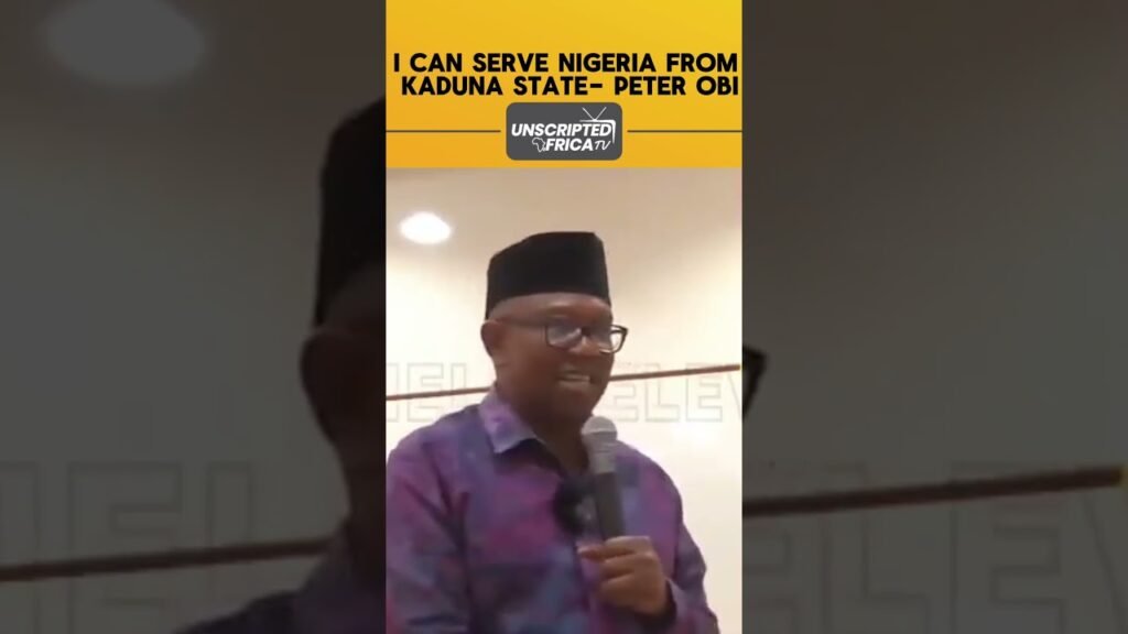 NEWS:I CAN SERVE NIGERIA FROM KADUNASTATE- PETER OBI #trending #news #nigeria
